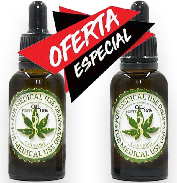 OFERTA 2 ACEITES DE CANNABIS 30ml FORTE 15% CBD