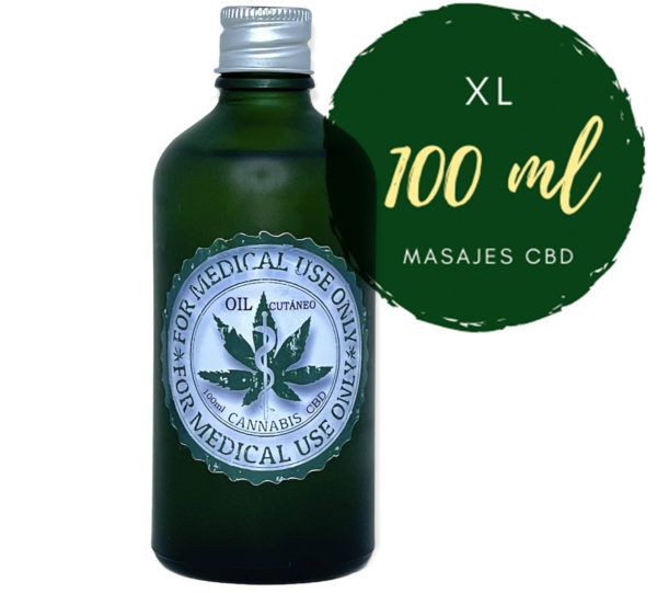 Aceite Cannabis CBD Alcanfor y Arnica Cutáneo 100ml