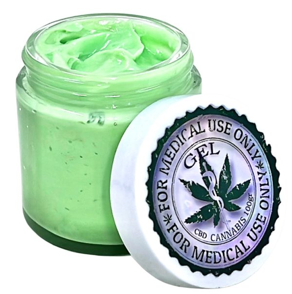 Gel Frío de Cannabis CBD y Alcanfor, Analgésico, Antiinflamatorio 100gr